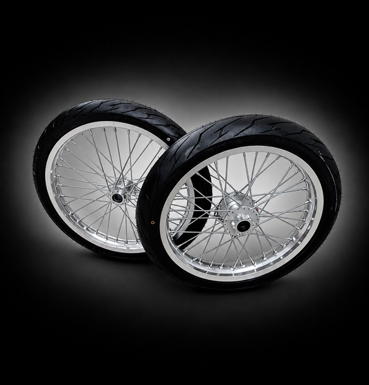 Chrome Talaria XXX/MX3/MX4 Supermoto Wheel Set