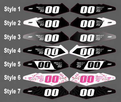 Side Fender E-Bike Decals LBX/Eride Pro