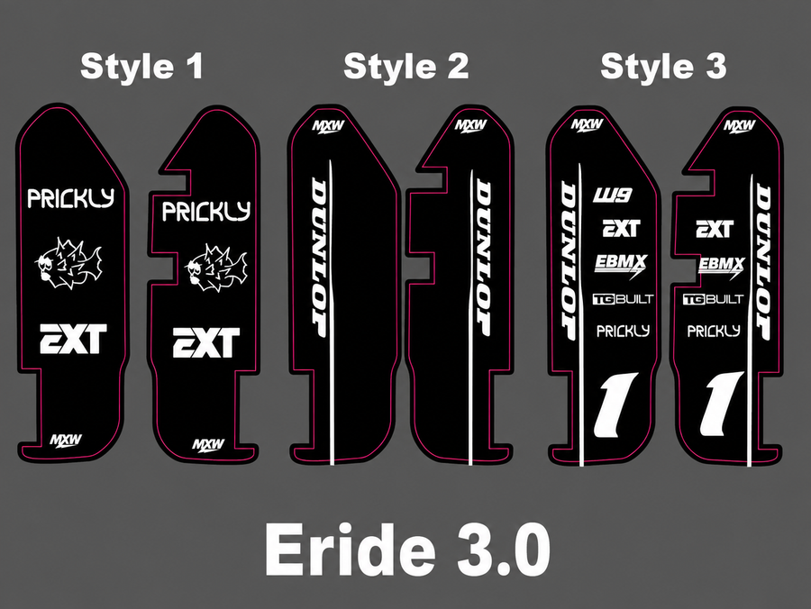 Eride 3.0 Fork Guard Decals