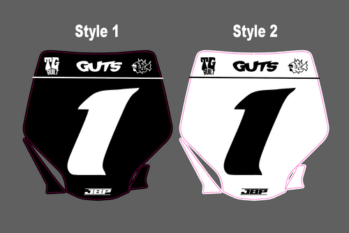 Stark Varg Race Front Plate Decal