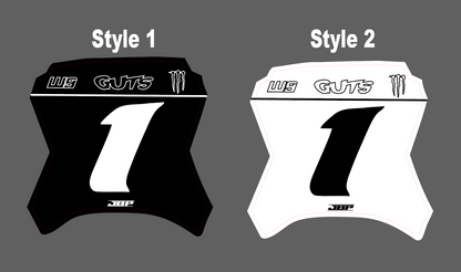 Yozma Race Front Plate Decal
