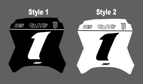 Yozma Race Front Plate Decal