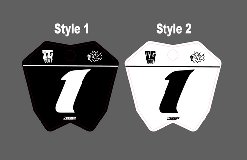 ETM RTR Race Front Plate Decal