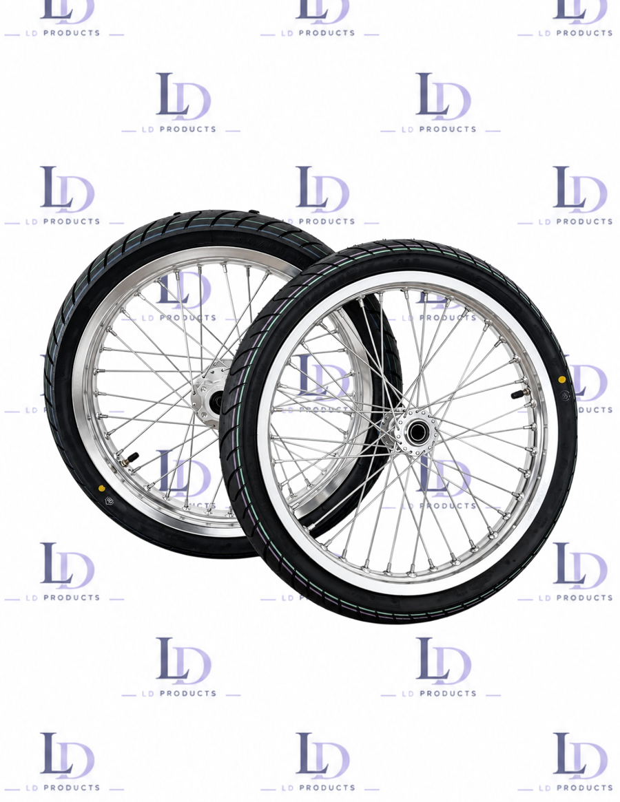 17" CST Chrome LBX/ERide Supermoto Kit