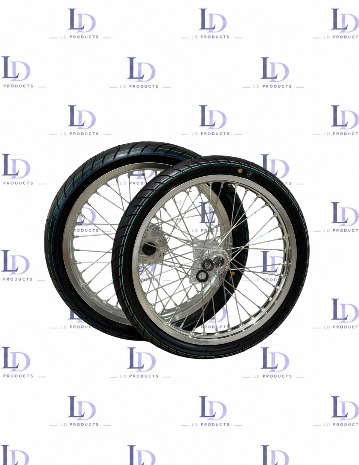 Chrome Talaria XXX/MX3/MX4 Supermoto Wheel Set
