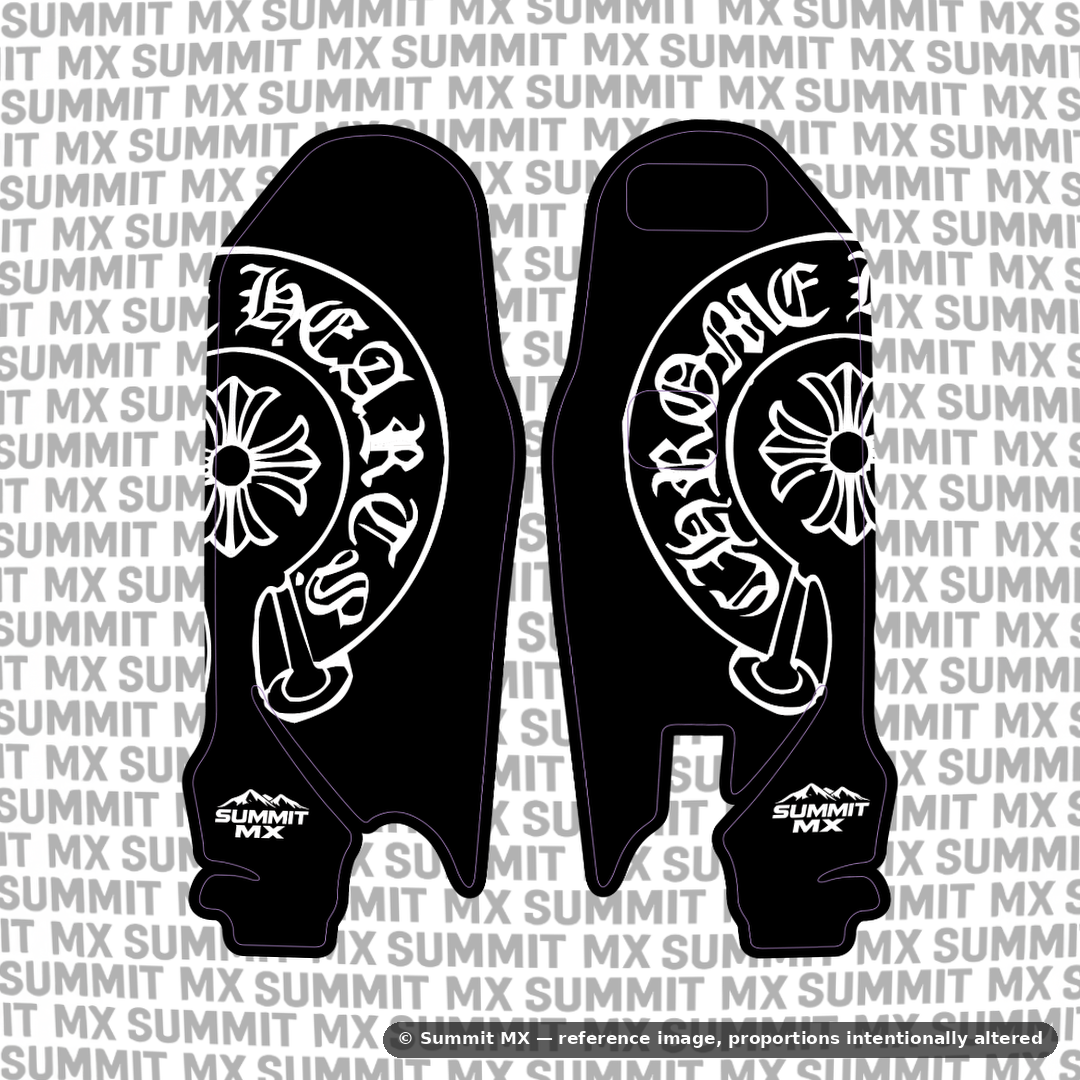 Chrome Hearts Fork Guard Decals