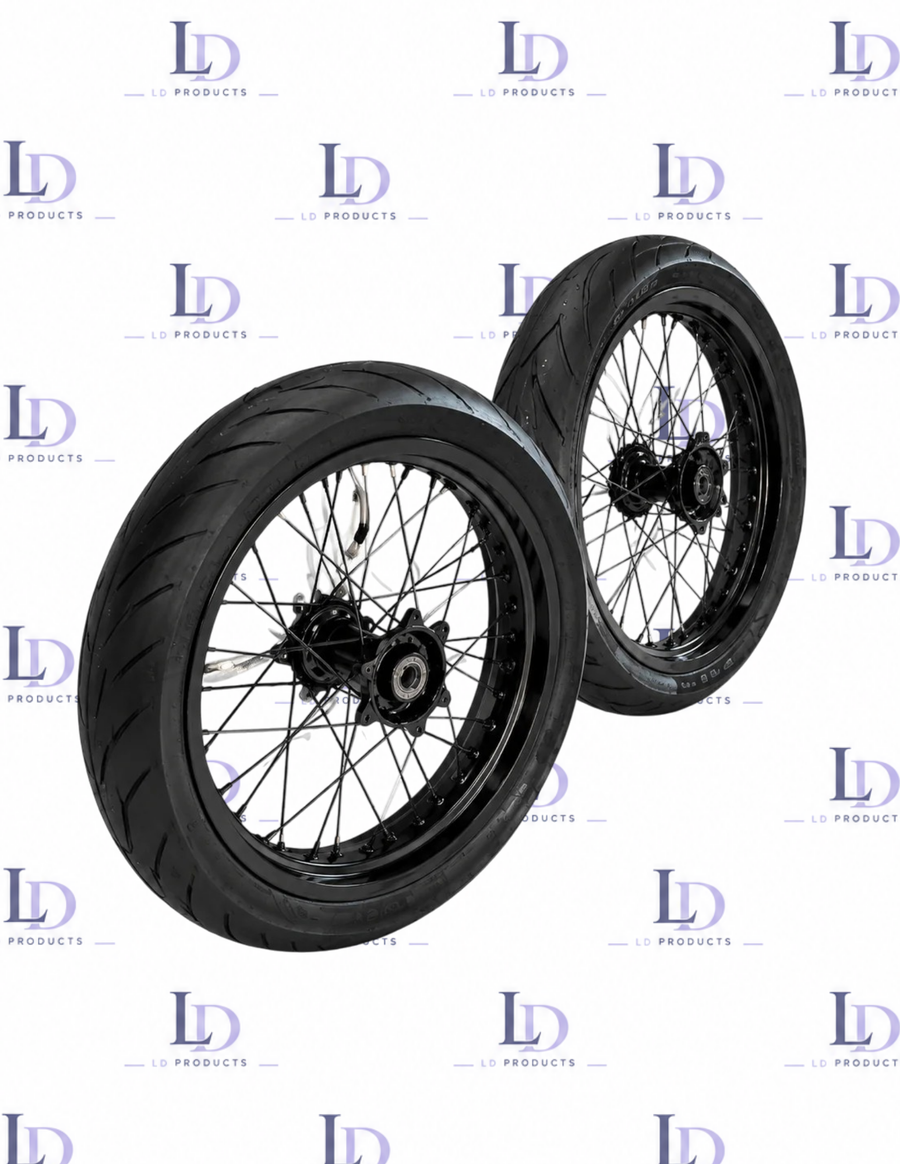 17" Ultra Bee Supermoto wheels