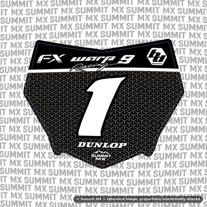 Vertex Number Plate Decal