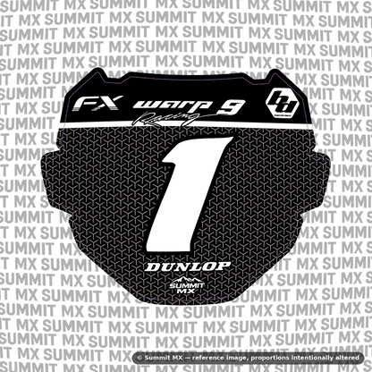 Vertex Number Plate Decal