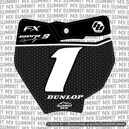 Vertex Number Plate Decal